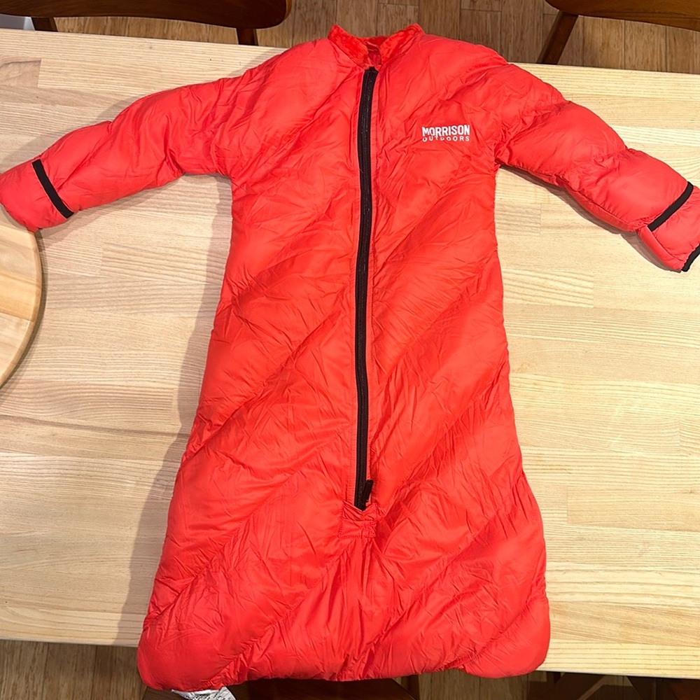 Morrison Outdoors sleep sack for camping.